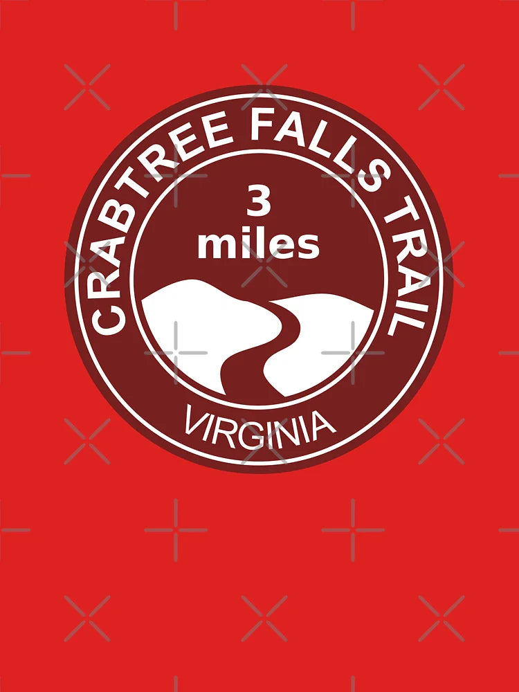 Crabtree Falls Trail Virginia 3 Miles Classic T-Shirt