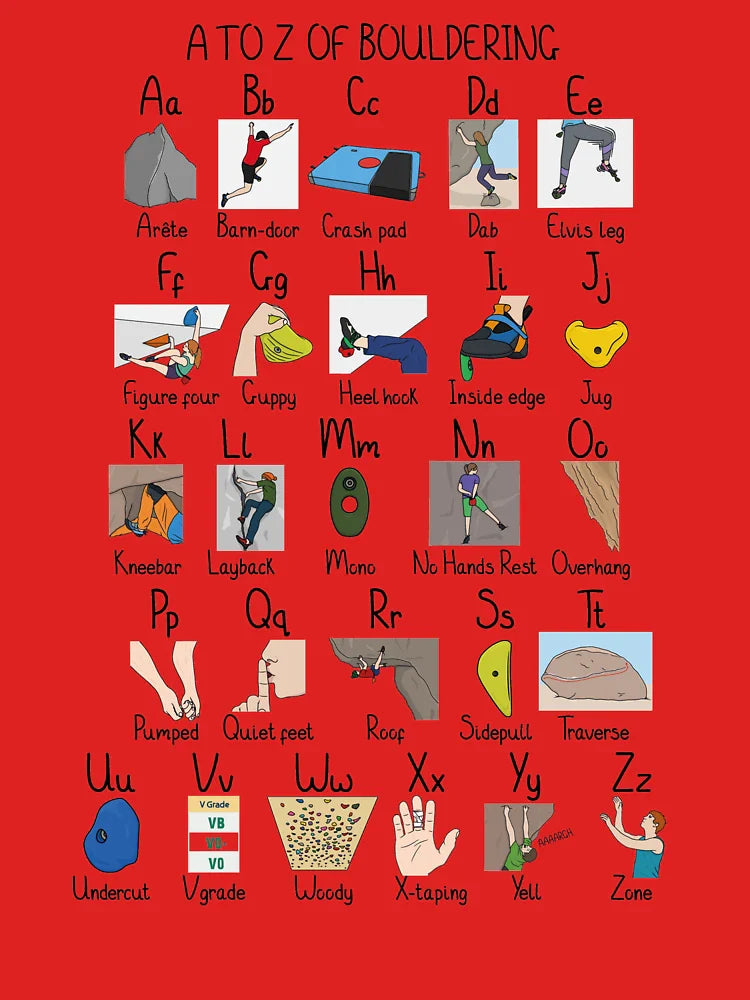A to Z of Bouldering  Classic T-Shirt