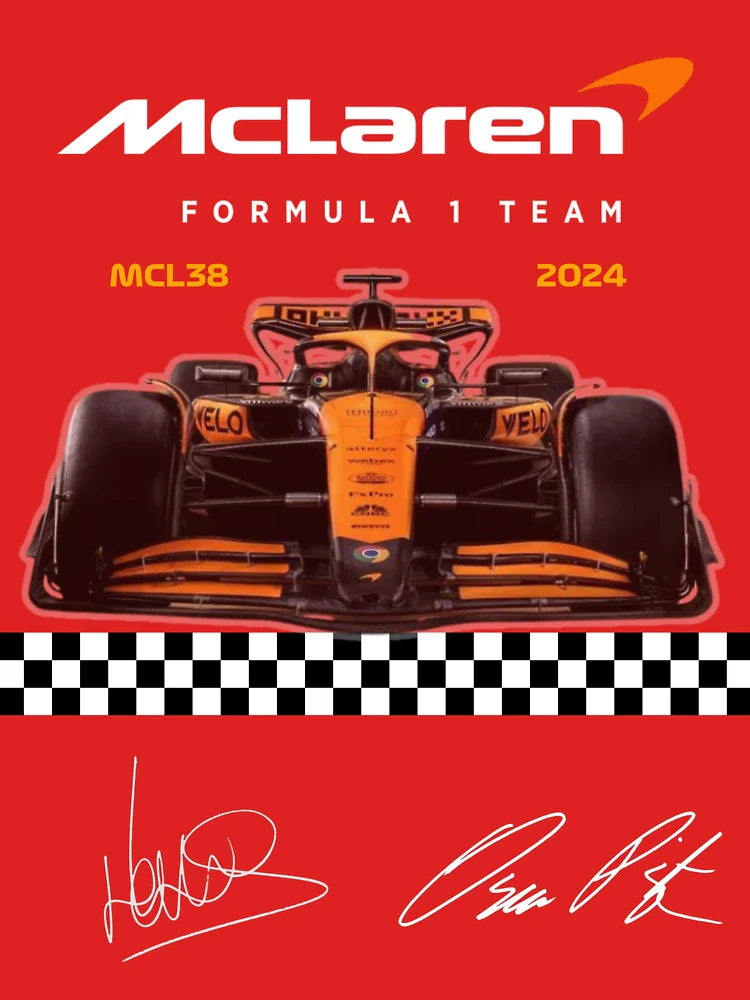 McLaren Racing Formula 1 Team MCL38 white  Classic T-Shirt