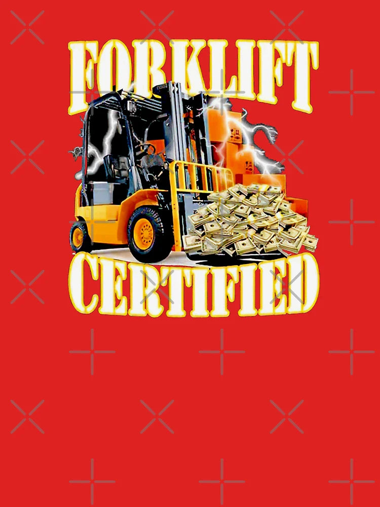 Forklift Certified Shirt, Forklift Driver Gift, Funny Forklift Tee, Forklift Unisex Heavy Cotton Classic T-Shirt