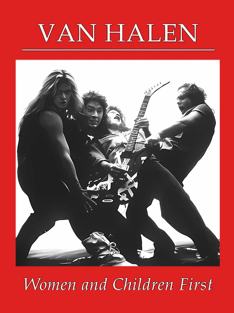 Hard Rock Band Van*Halen*Band Women And Children First Classic T-Shirt