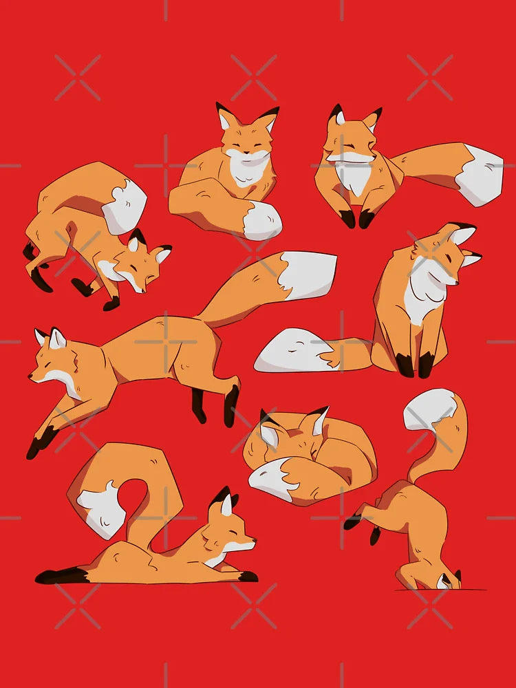 Cute Foxes Classic T-Shirt