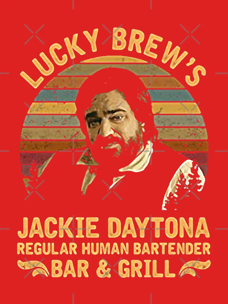 Lucky brew jackie - Bar and Grill vintage design Classic T-Shirt