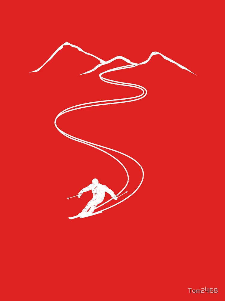 Skiing Gift For Skier Classic T-Shirt