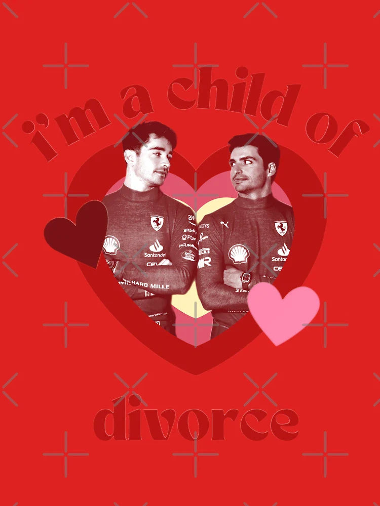I'm a child of divorce leclerc and Sainz Classic T-Shirt