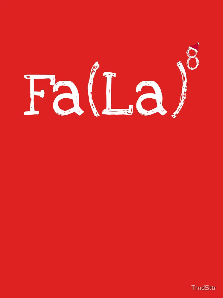 Math Nerd Christmas - Fa la la la exponent Classic T-Shirt