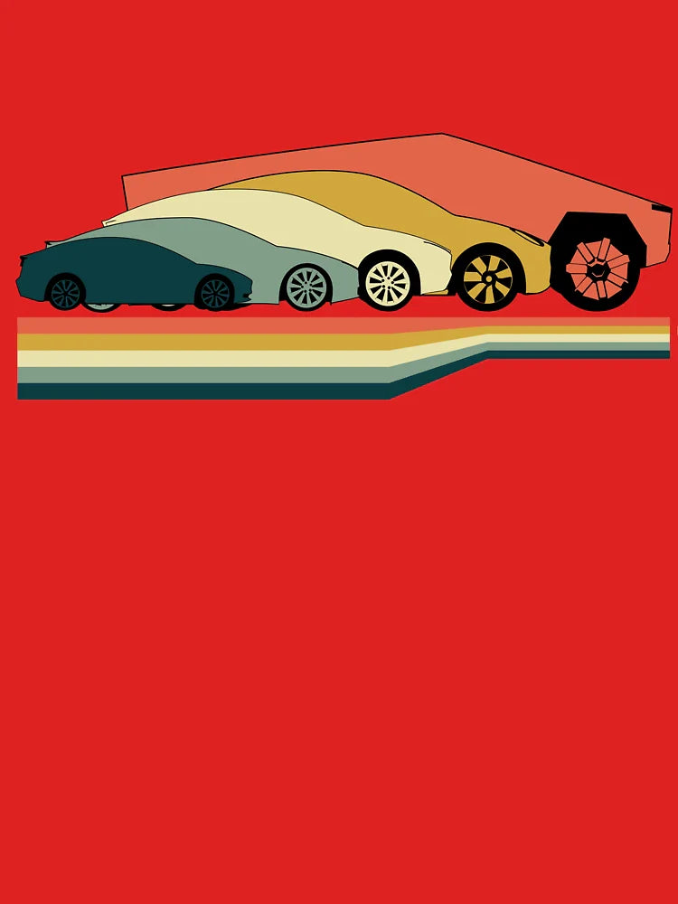 Retro Tesla Design Classic T-Shirt