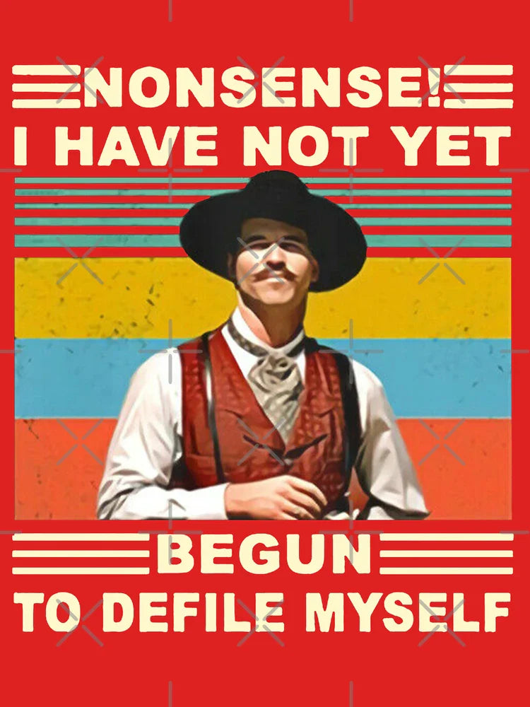 Doc Holliday Tombstone I Have Not Yet Begun To Defile Myself Vintage Classic T-Shirt