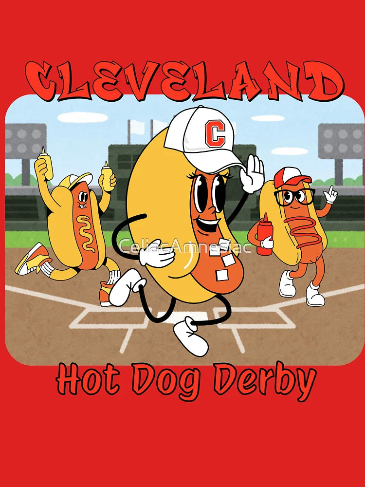 Hot Dog Derby Cleveland Guardians Baseball Classic T-Shirt