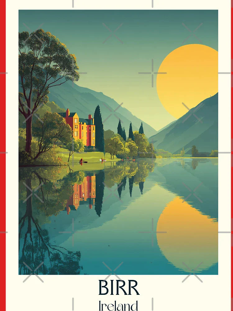 Birr Poster – Still Waters & Golden Light at Dusk Classic T-Shirt