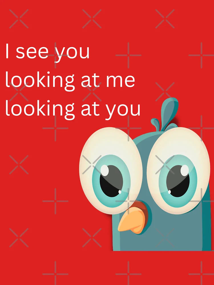 I see you looking at me funny pigeon  Classic T-Shirt