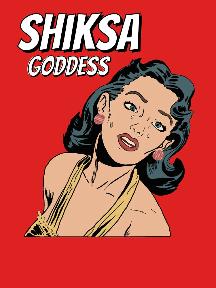 Shiksa Goddess Retro Comic Design Classic T-Shirt