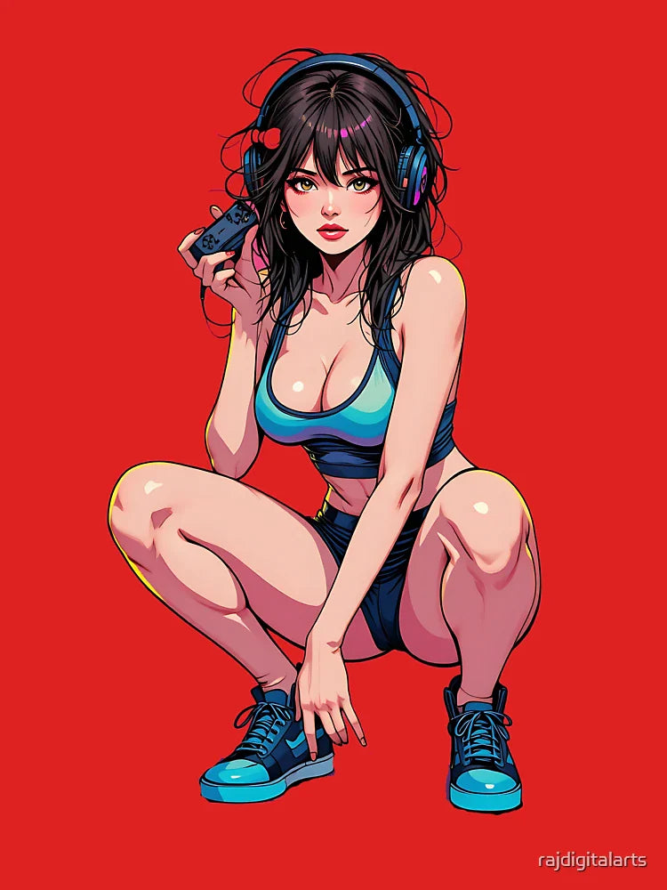 cute gamer girl Classic T-Shirt
