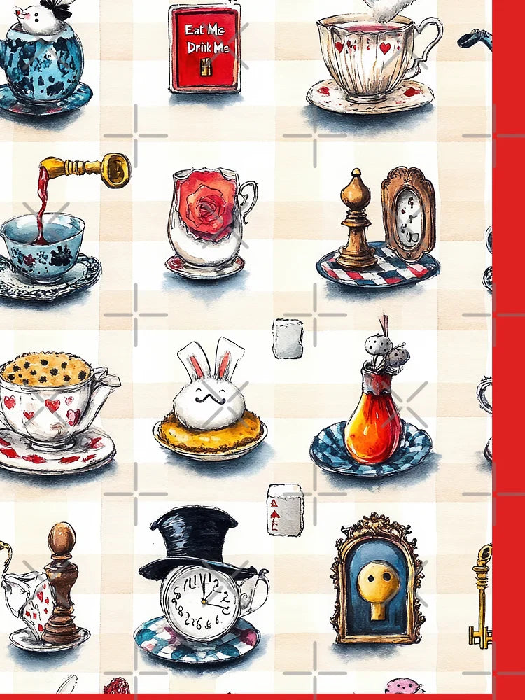 Teacups And Tarts In Enchanted Afternoon Gathering Classic T-Shirt