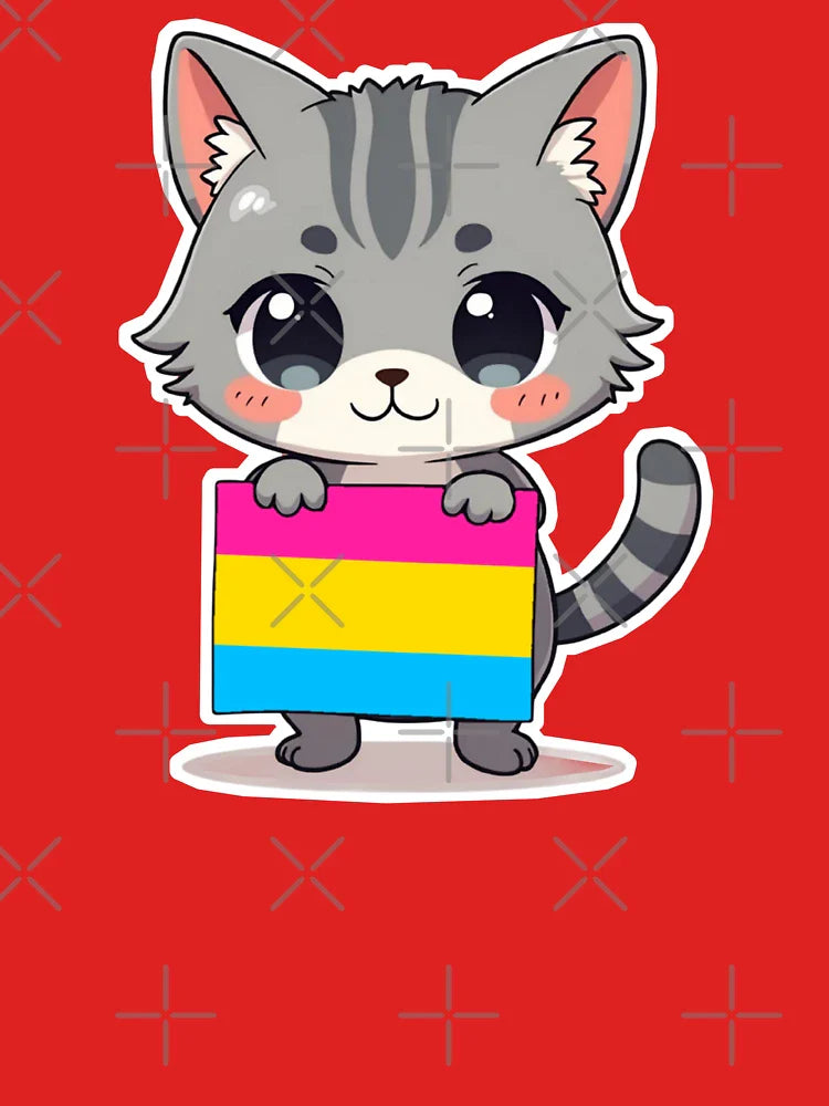 Pansexual Pride Cat Classic T-Shirt