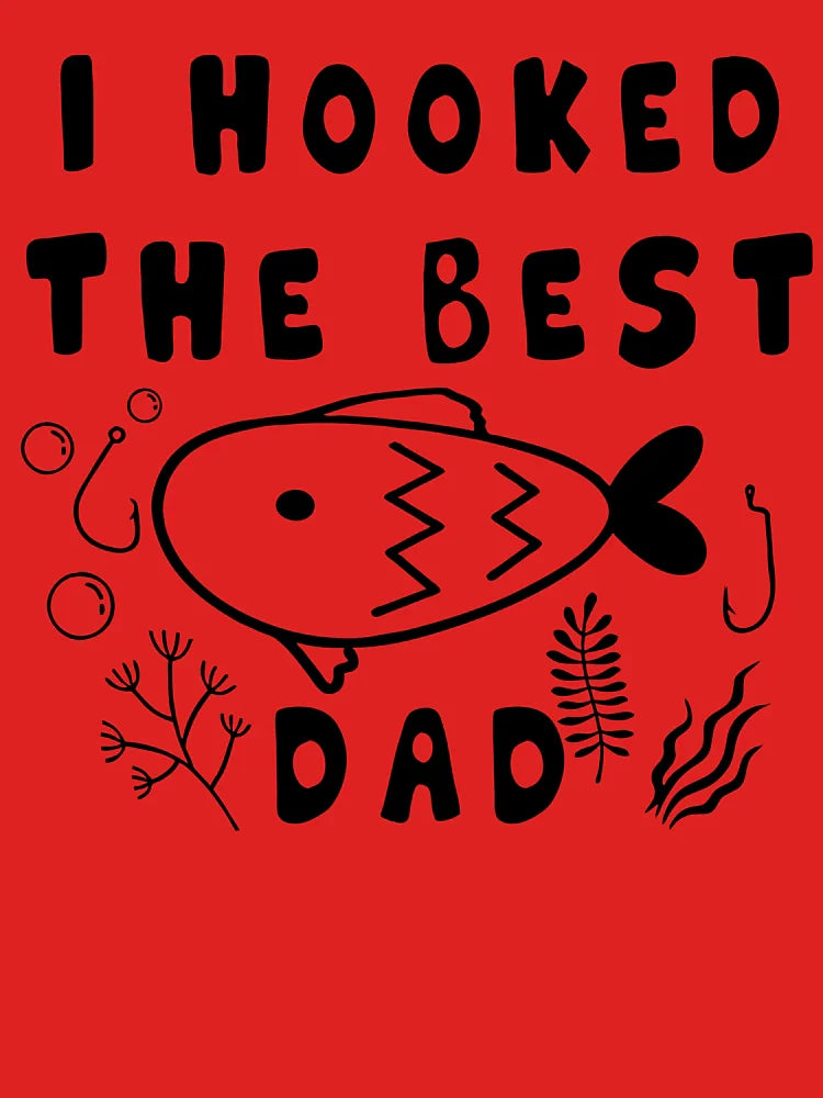 I Hooked The Best Dad Fishing Pun Classic T-Shirt