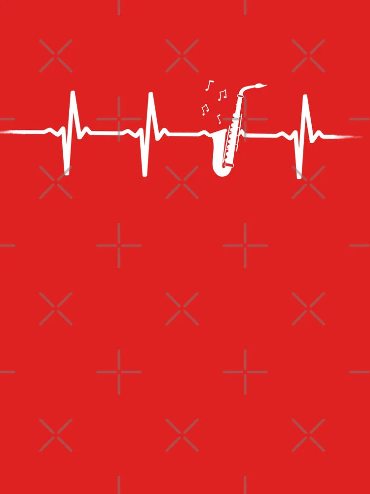 Saxophone Heartbeat Classic T-Shirt