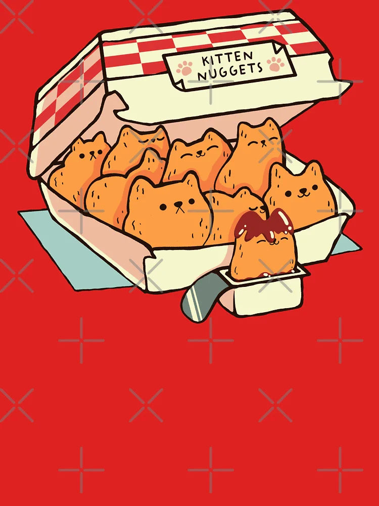 Kitten Nuggets Fast Food Cat by Tobe Fonseca Classic T-Shirt