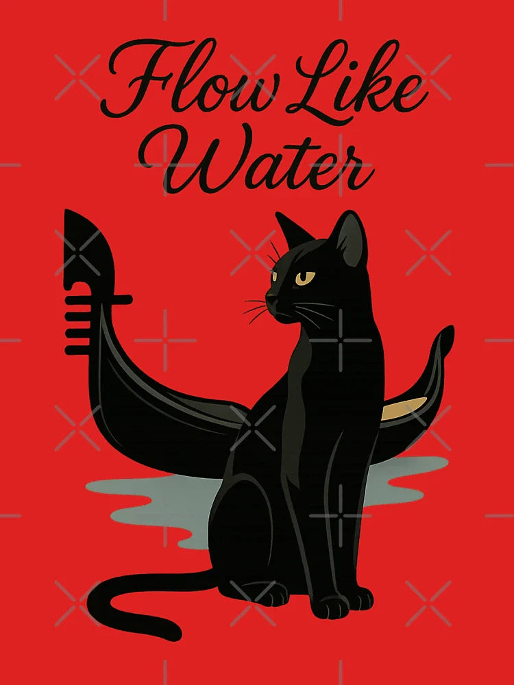 Cat in Venice - Flow Like Water Classic T-Shirt
