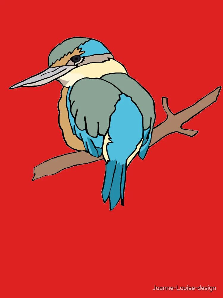 Jewel-Toned Kingfisher Illustration Classic T-Shirt