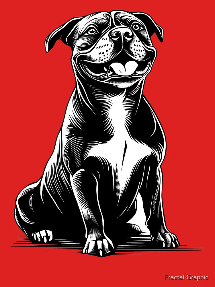 Staffordshire Bull Terrier Dog Classic T-Shirt