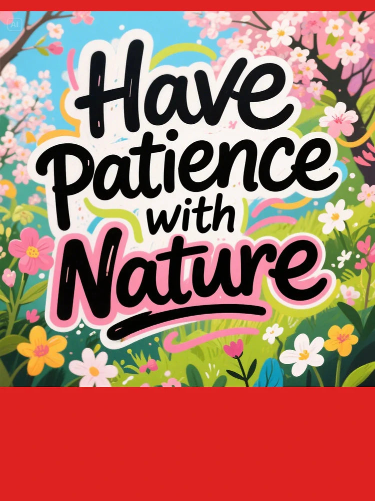 Have patience with nature, spring  Classic T-Shirt