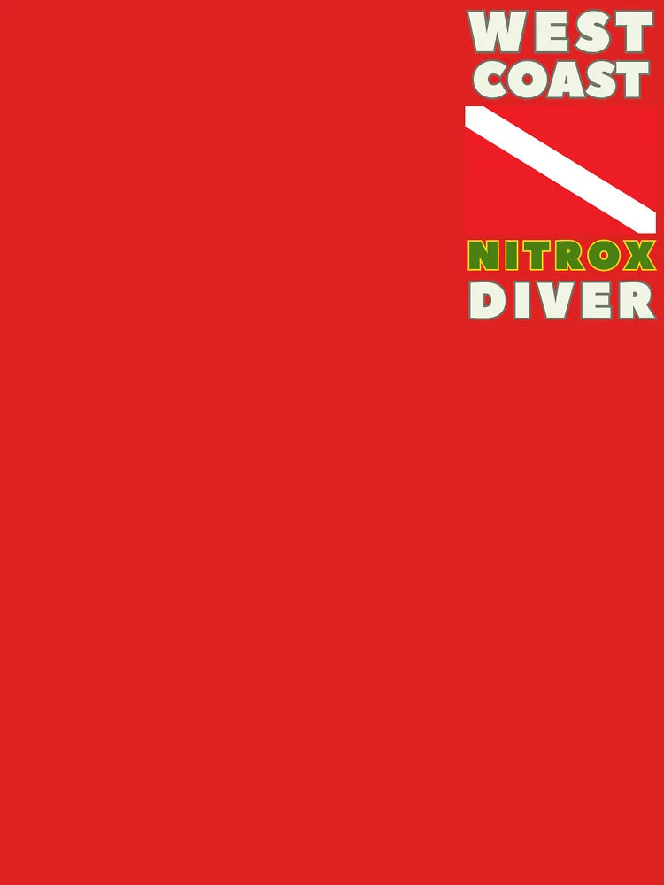 West Coast Nitrox Diver Down Flag Classic T-Shirt