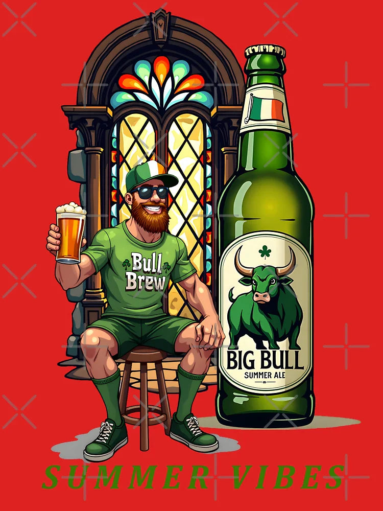 Summer Vibes Big Bull - Ireland Summer Ale Classic T-Shirt
