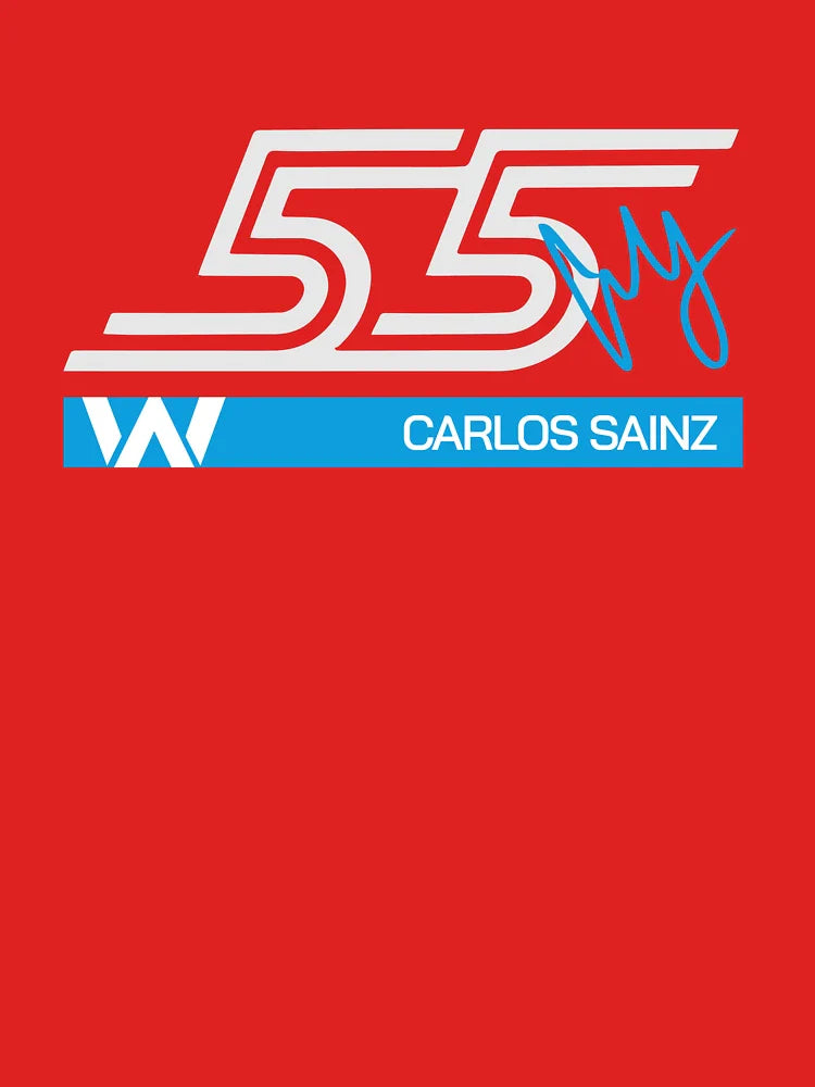 Carlos Sainz - F1 Driver Williams Team  Classic T-Shirt