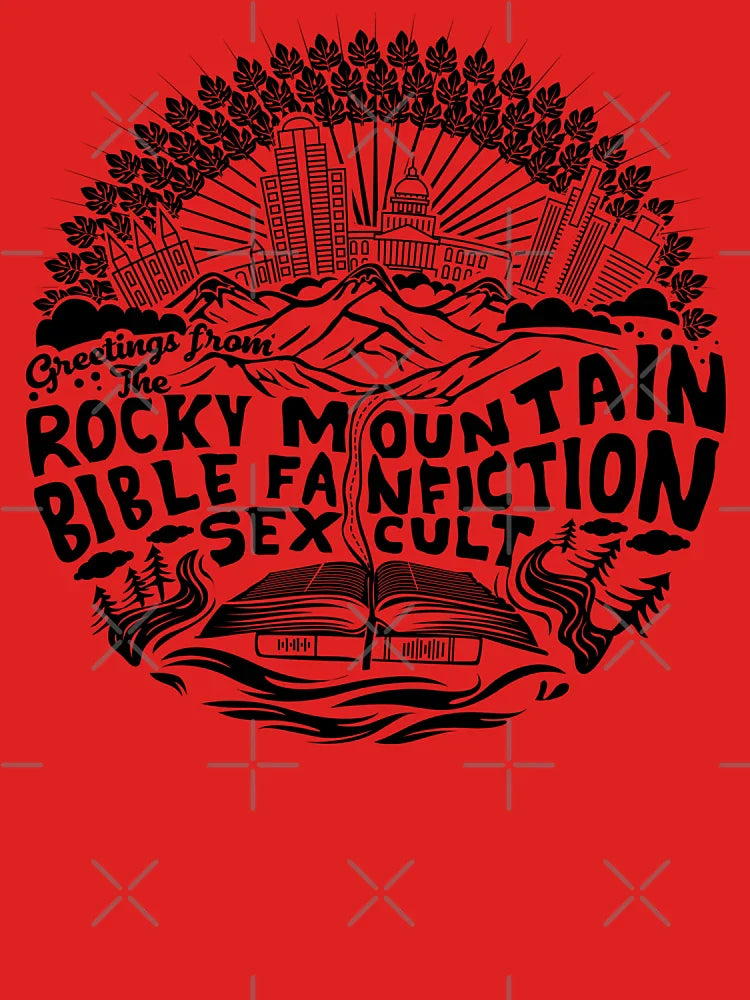Greetings from The Rocky Mountain Bible Fanfiction Sex Cult, in Outer Darkness Black Classic T-Shirt