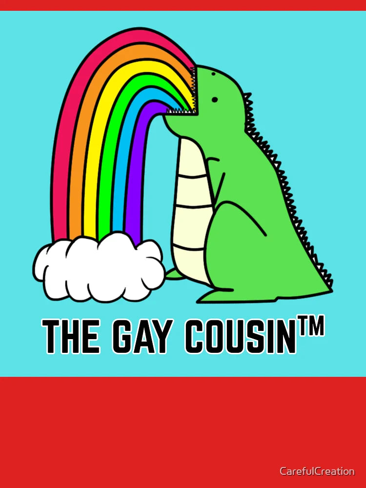 The Gay Cousin Dinosaur Design Classic T-Shirt