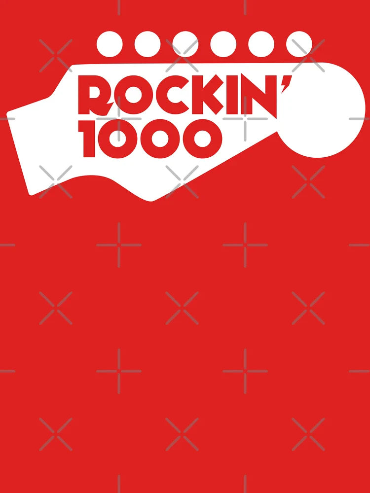 Rockin'1000 White Logo Original Classic T-Shirt