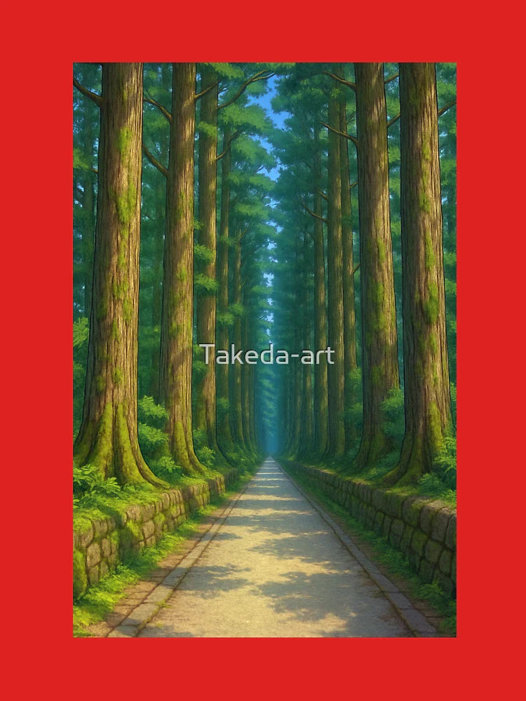 The Cedar Tree Path at Nikko Classic T-Shirt