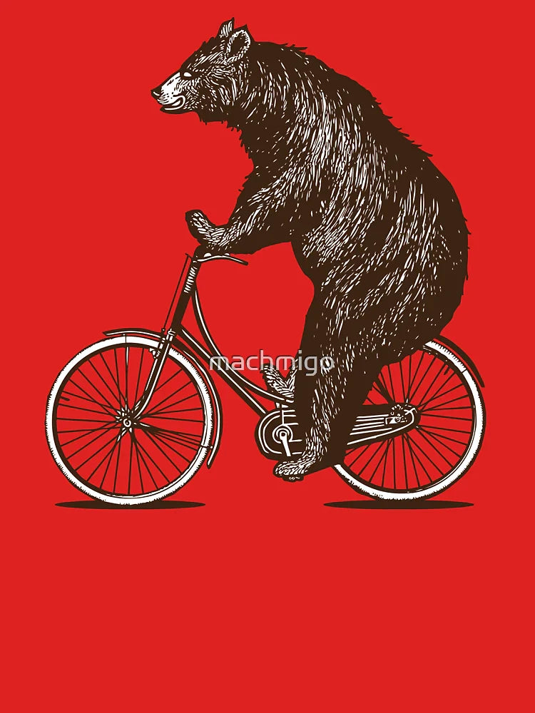Bear on Bike Classic T-Shirt