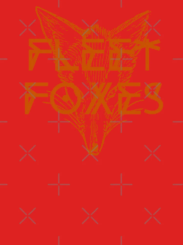Fleet Foxes // Fox Drawing and Geometric Illustration Classic T-Shirt
