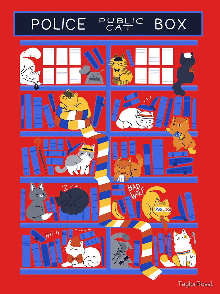 Library Box Who Classic T-Shirt