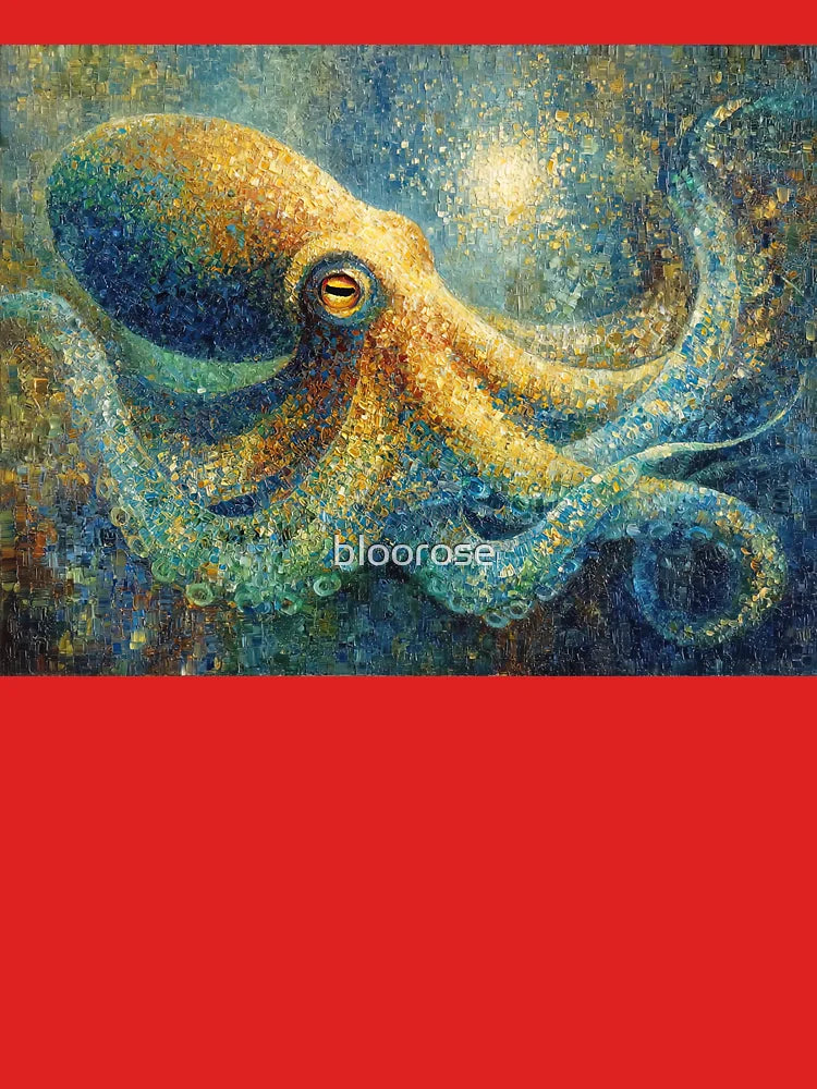 Mosaic Depths: An Octopus Luminescence Classic T-Shirt