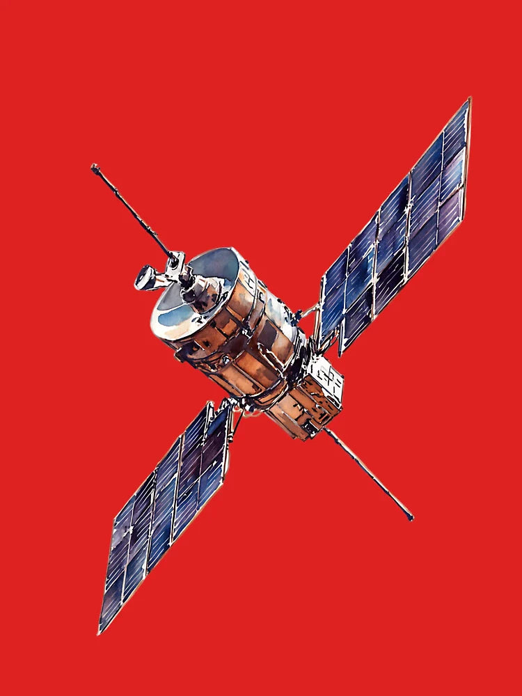 Orbiting Satellite Earth Classic T-Shirt
