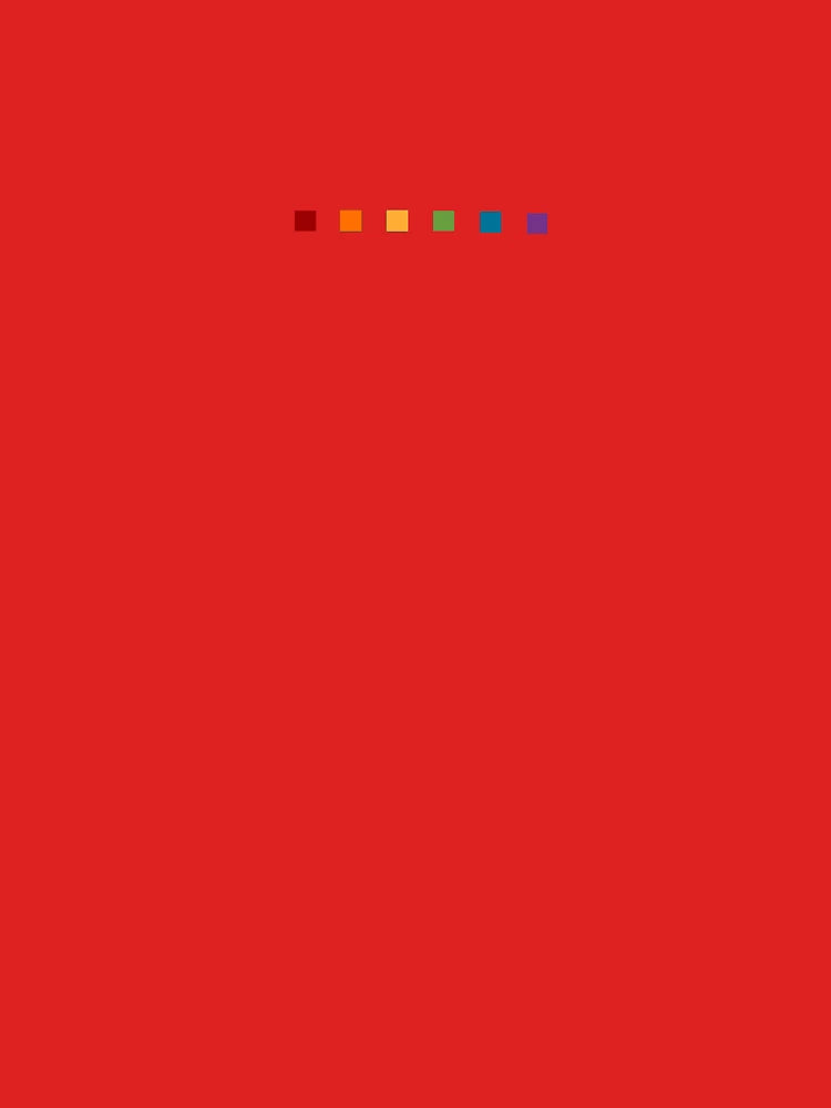 Minimalist Dotted Gay Pride Flag Classic T-Shirt