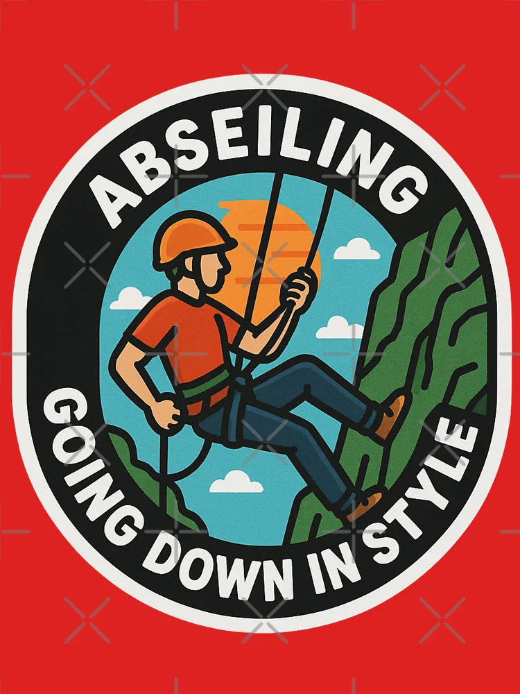 abseiling, Going Down in Style! Classic T-Shirt
