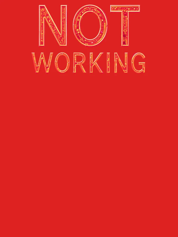 Not Working Classic T-Shirt