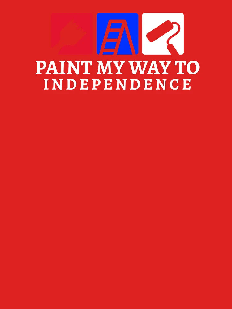 PAINT MY WAY TO INDEPENDENCE Classic T-Shirt