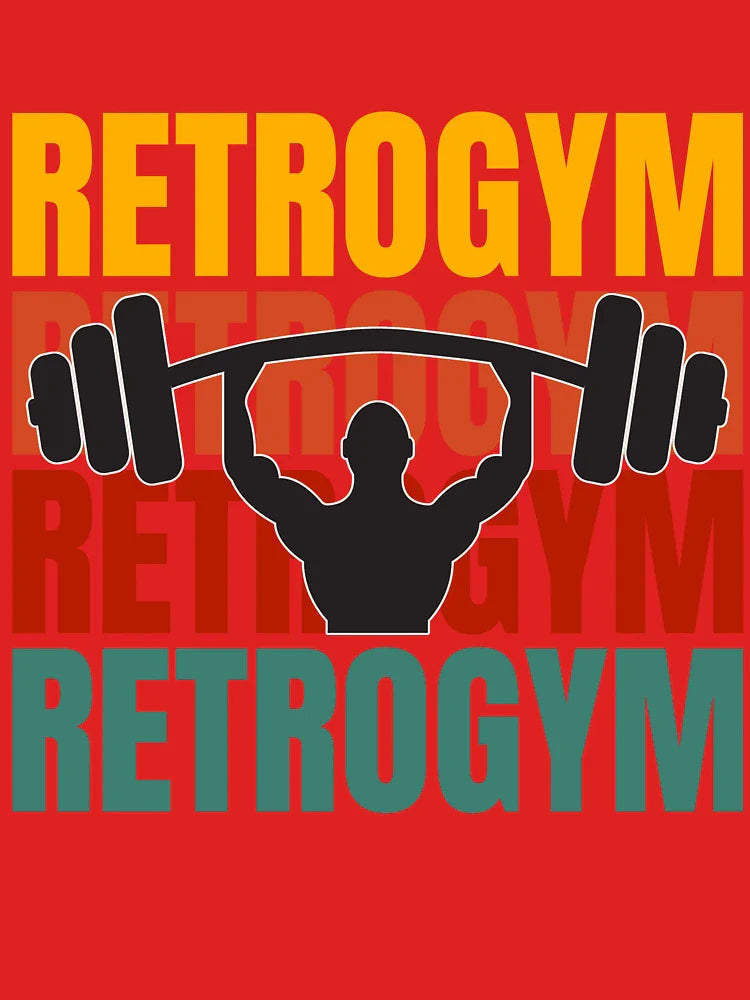 RETROGYM Vintage Workout T-Shirt | 80s Style Gym Tee for Fitness Lovers Classic T-Shirt