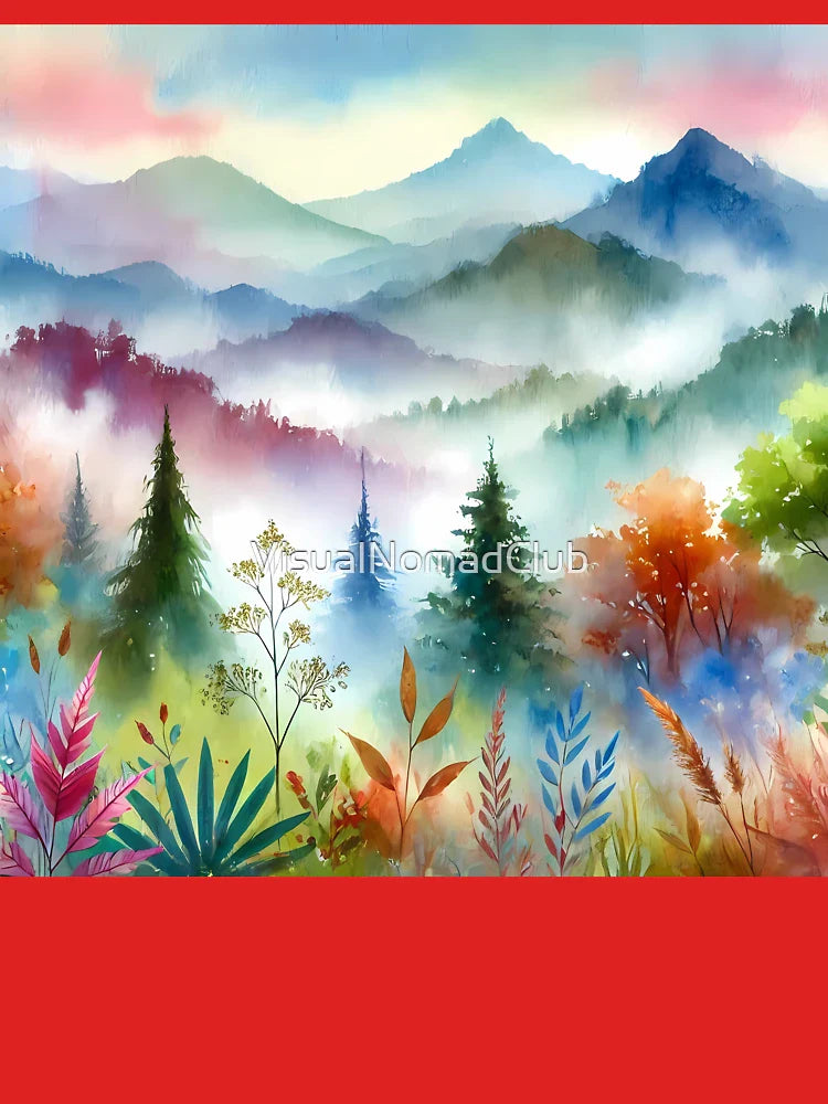 Waking Up Mountains Classic T-Shirt