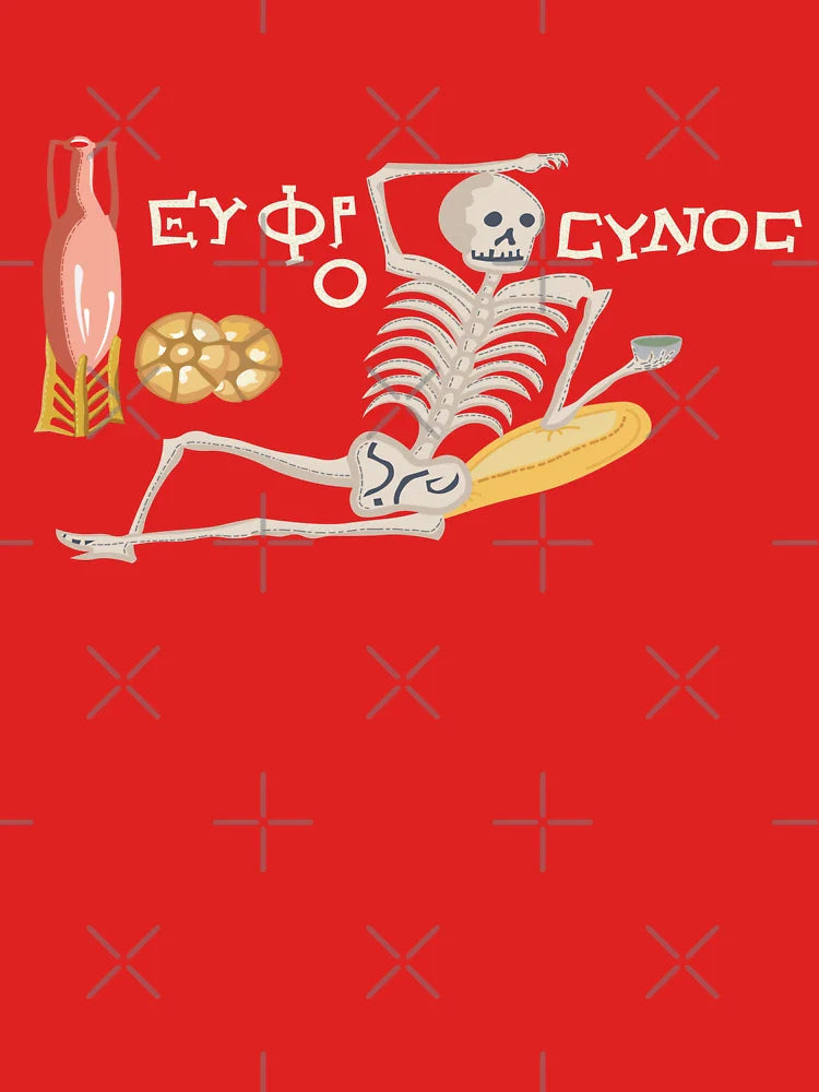 Be cheerful, enjoy your life (ΕΥΦΡΟCΥΝΟC)-  Mosaic Collection Classic T-Shirt