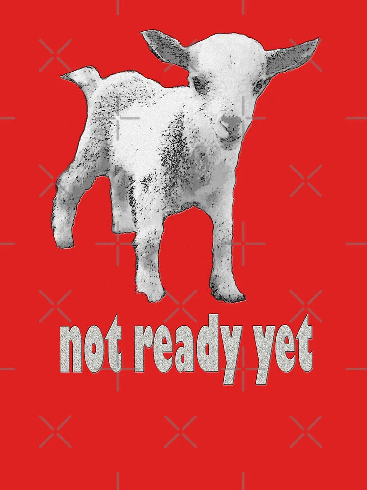 Severance Goat Not Ready Yet White Classic T-Shirt