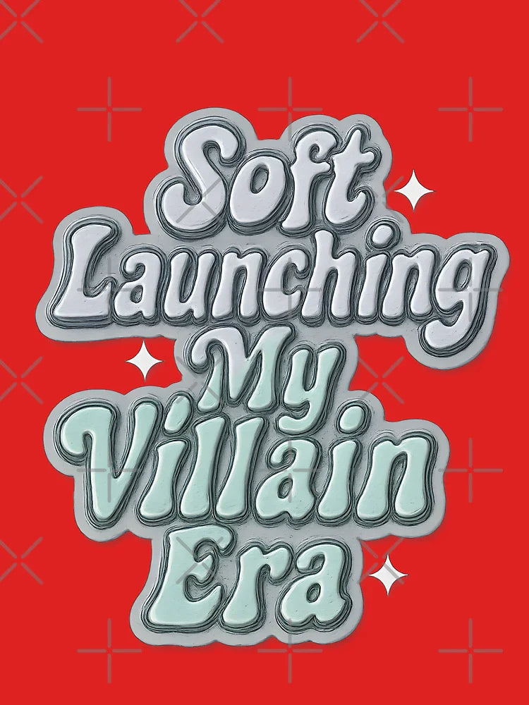 Soft Launching My Villain Era â€“ Pastel Chrome Y2K Classic T-Shirt