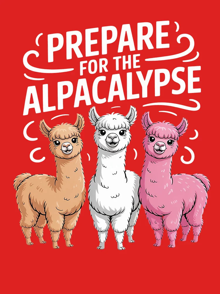 Alpacas PREPARE FOR THE ALPACALYPSE Alpaca Classic T-Shirt