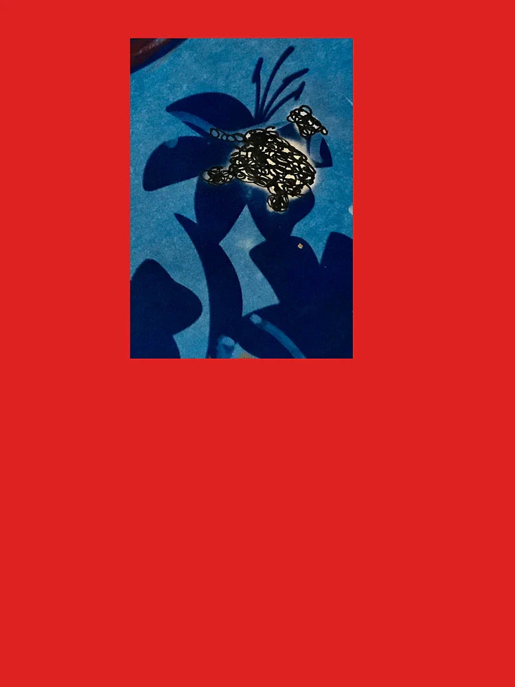 Abstract flower in blue. Classic T-Shirt