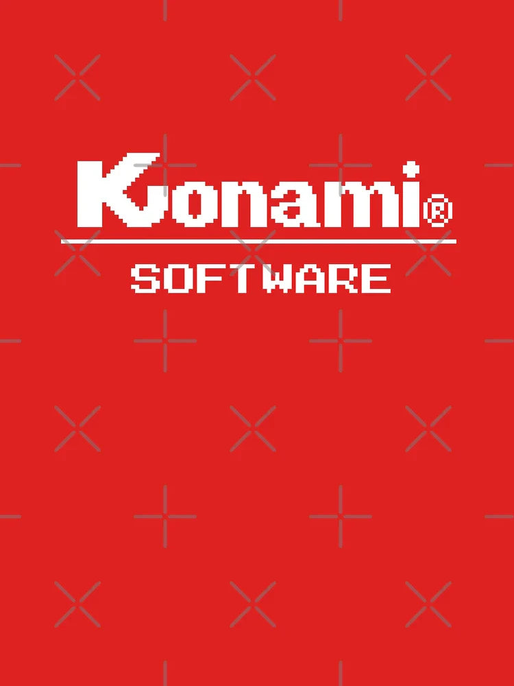 Konami Software (コナミ) Pixel Logo Classic T-Shirt